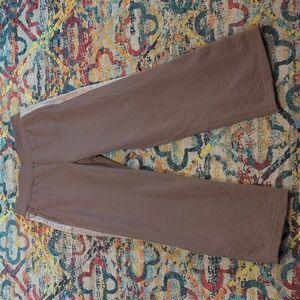 Athleta Retroplush Velvet Wide Leg Pants Medium Fleece Lined